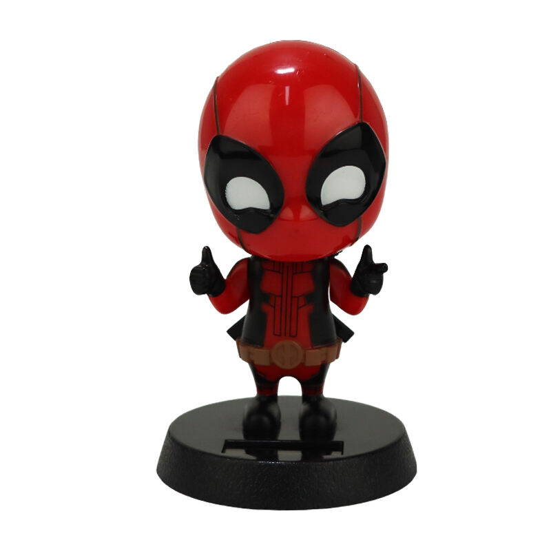 Deadpool Solar Bobble Head - Superhero Collectible