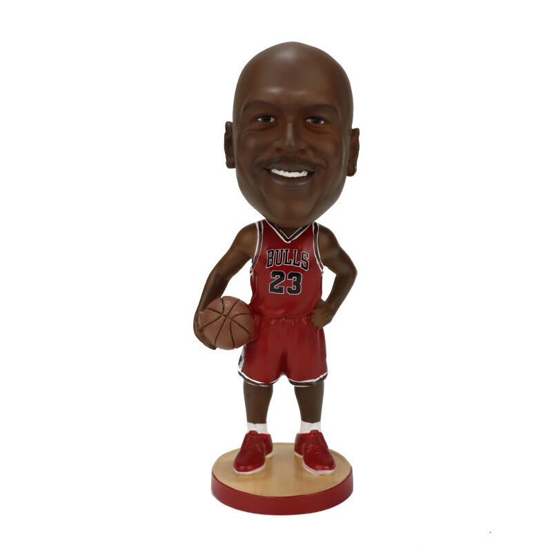 Lalka z głową z bąbelkiem - Michael Jordan Bulls - Legenda koszykówki