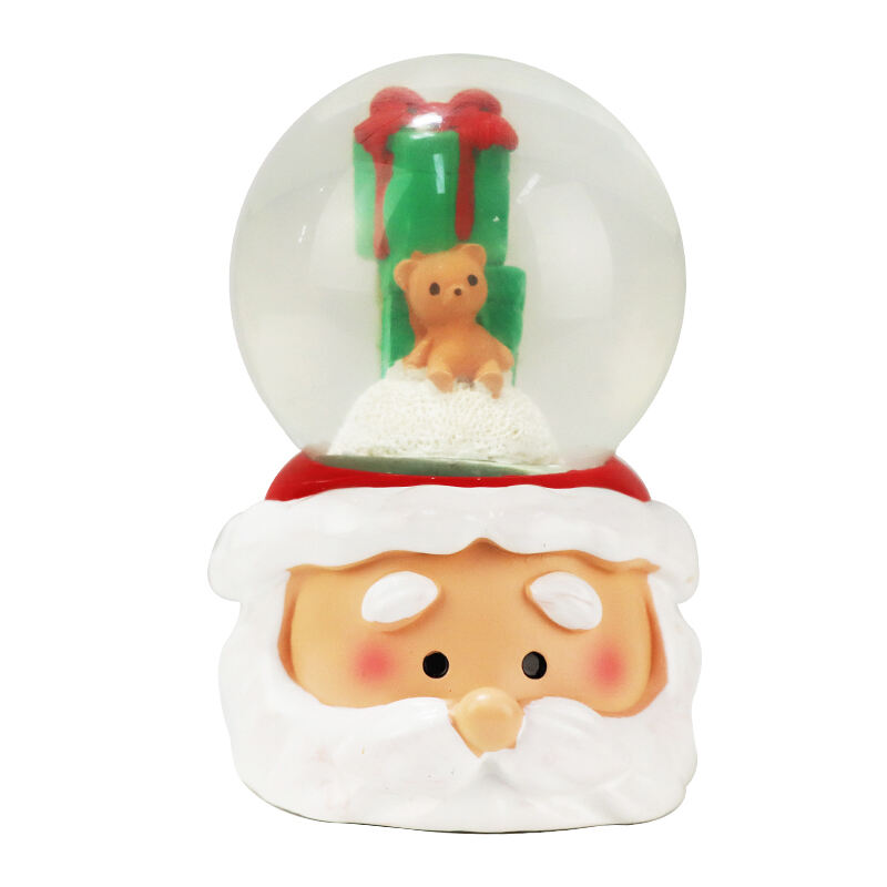 Kula śnieżna Santa Bear – Dekoracja świąteczna