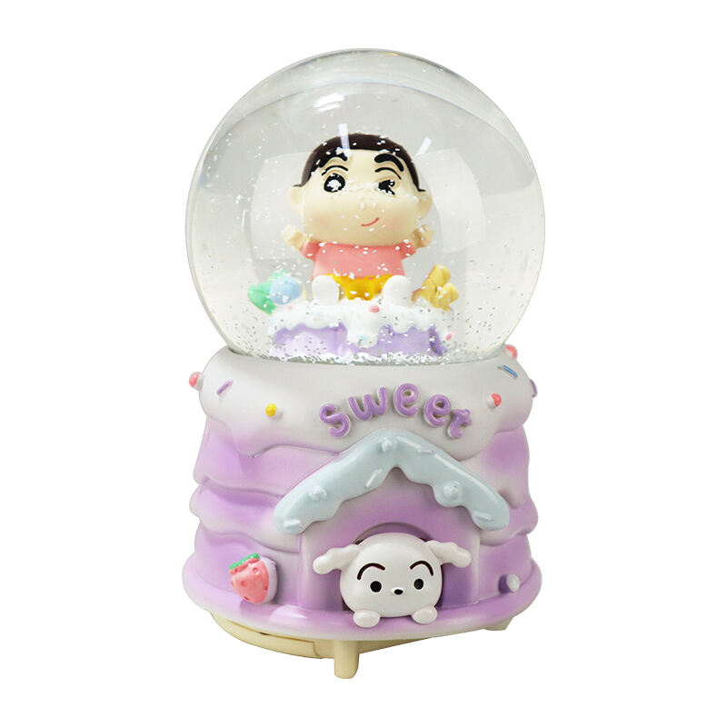 Quả Cầu Tuyết Bánh Kem Crayon Shin - chan - Trang Trí Anime