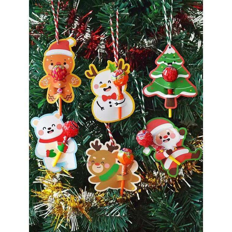 product diy custom santa claus and elk statue christmas tree hanging pendant home decoration art gifts souvenir decorative ornaments-3