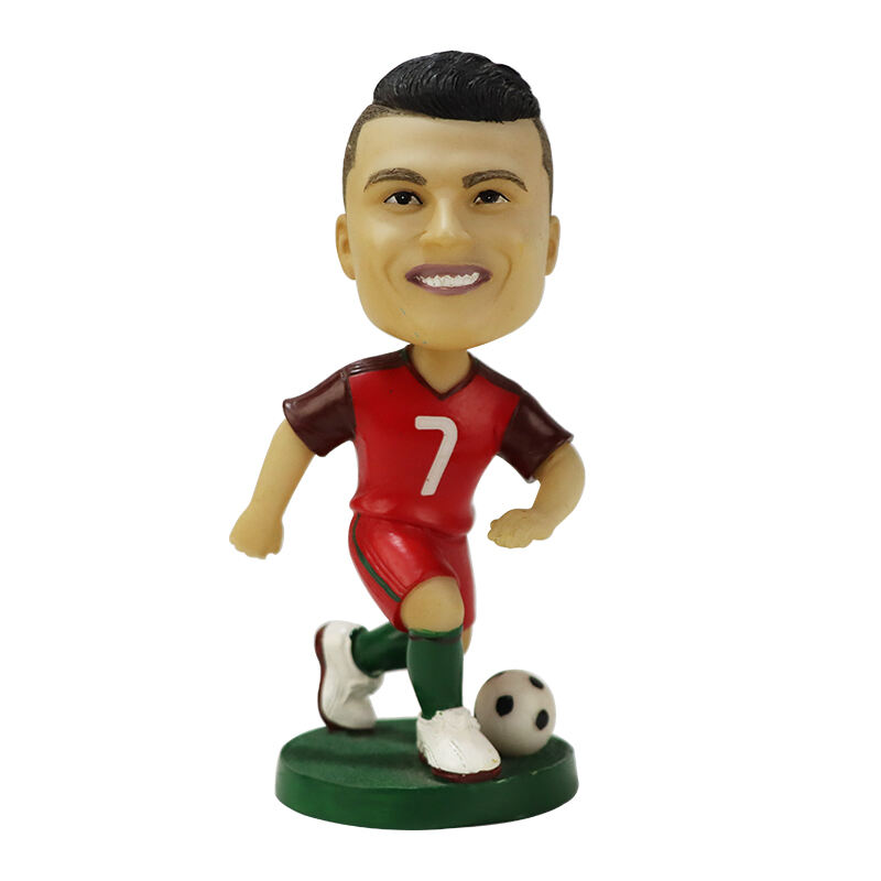Cristiano Ronaldo Portugalia Bobble Head - Egzemplarz kolekcjonerski piłkarski