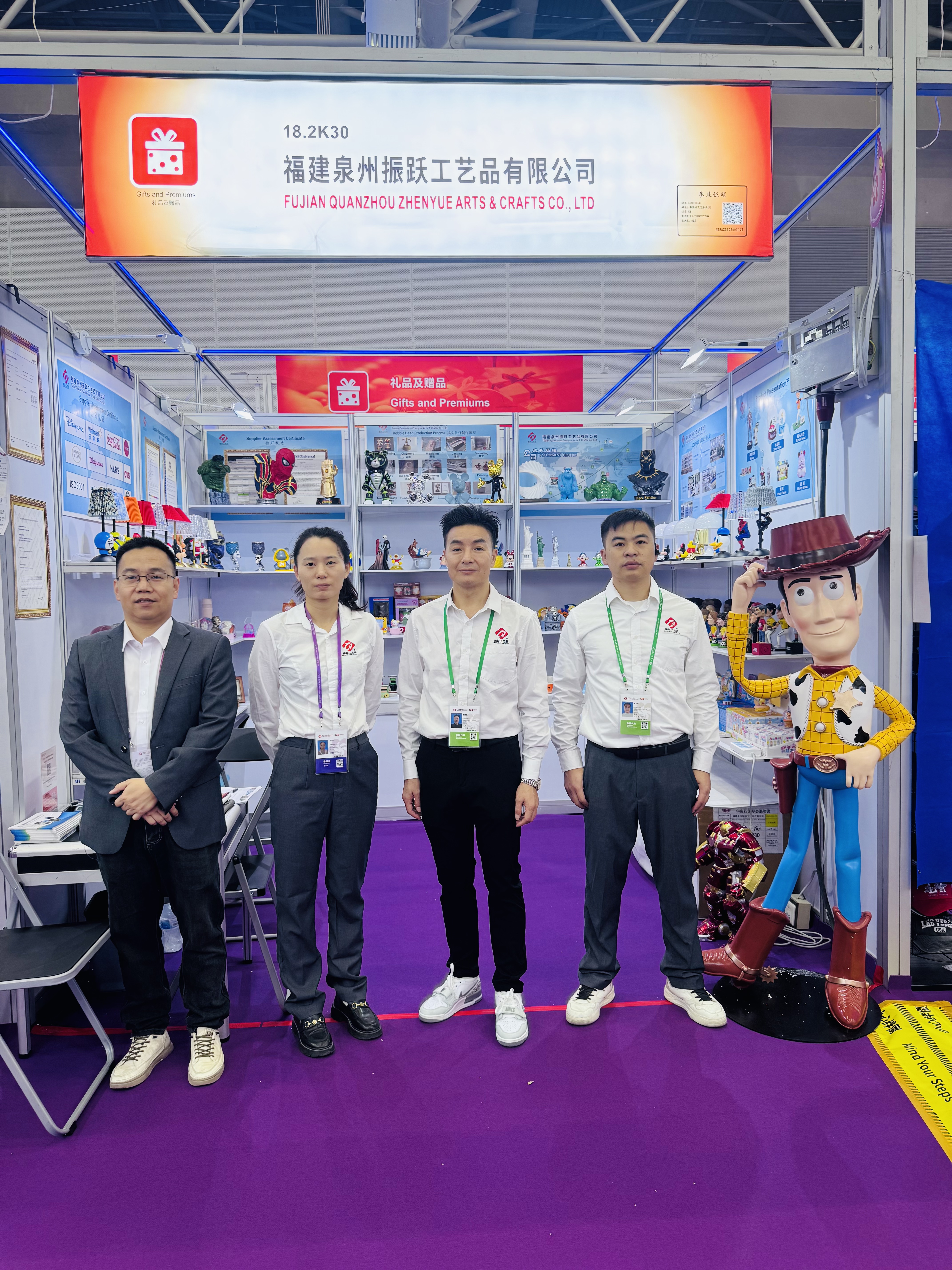 China Fujian Zhenyue Crafts: Empowering Cultural Ex`ports Along the Belt and Road with High-End Resin Gifts for Disney, Global Film and Television and More