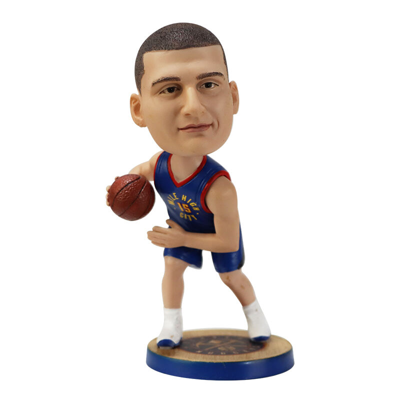 Lalka z głową z bąbelkiem - Nikola Jokić Nuggets - Figurka koszykarska