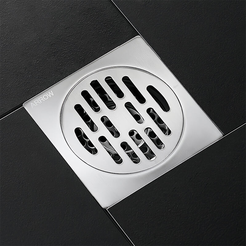 Bathroom Floor Drain Washroom Round Square Tile Insert Waste Gate Shower Drainer Floor Drain Cover with Anti-odor AE5102U