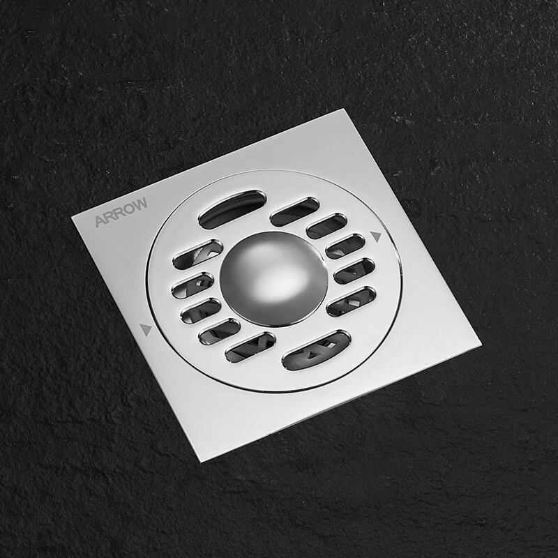 ARROW bathroom floor drain Anti-odor stainless steel shower floor drain AG5142PN