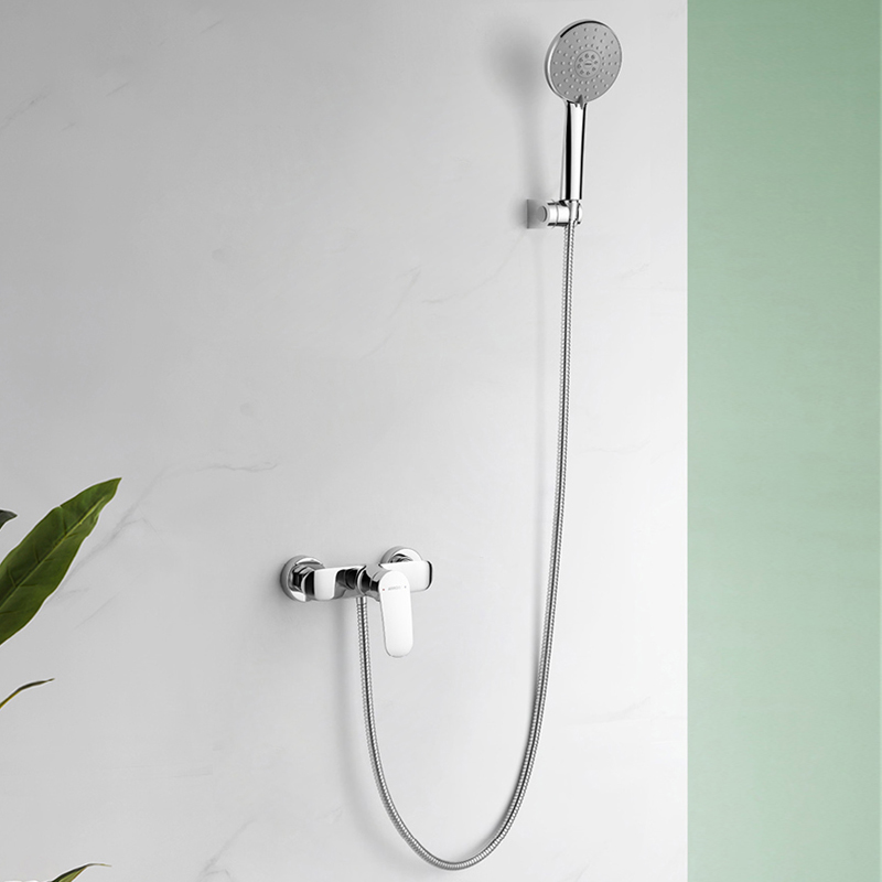 Handle shower taps chrome-plated chrome bathroom bathtub mixers with hand held shower head AG3505CP