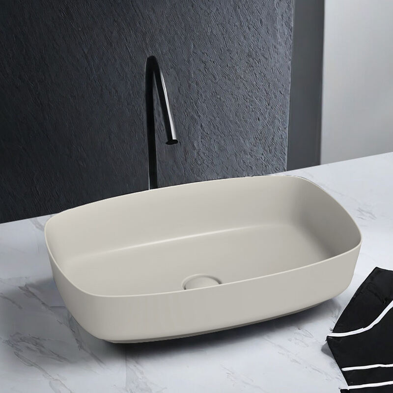 Hot Selling Art Basin Ceramic Sanitary Wares Bathroom Sink Wash Matt Basin AP41024D