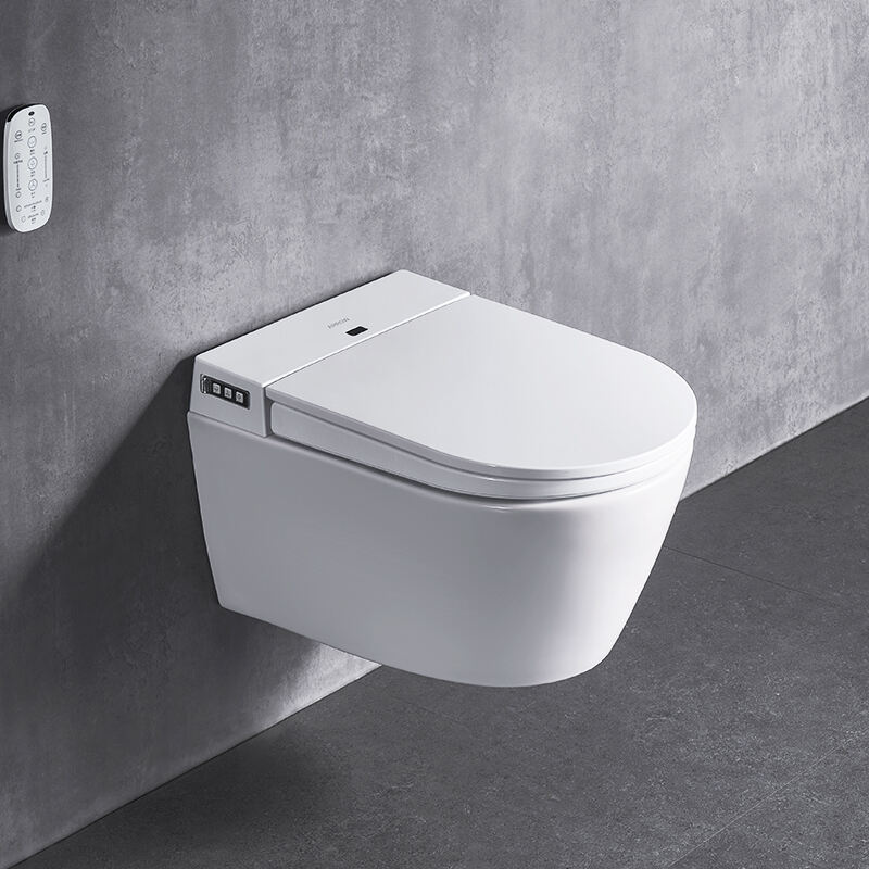 Wash Down Rimless P-trap Wall-hung Smart Toilet AKB1050