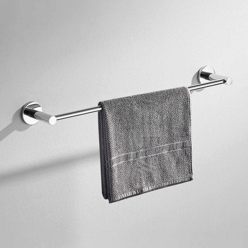 Bathroom Single Towel Holder Towel Rack Stainless Steel Wall-Mounted Bathroom Towel Rack AG5216ASM