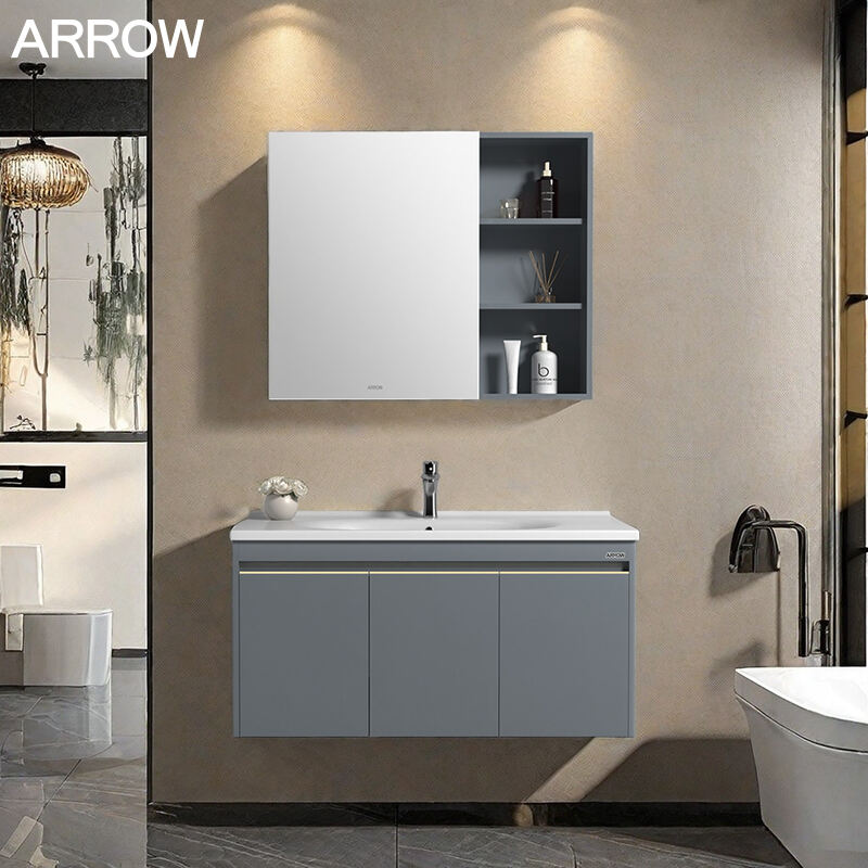 Bathroom Vanities Furniture Modern Waterproof  Washroom Sink and Cabinet  HanLuo Series