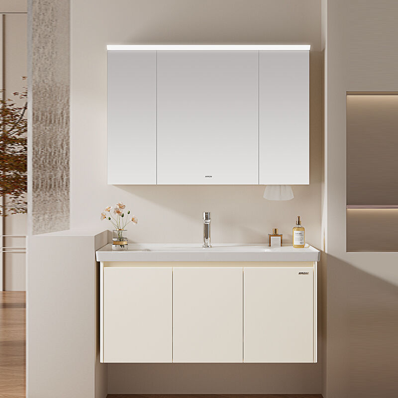 Сучасний високоякісний шафка для ванної кімнати з нержавіючої сталі, міцна, надійна та вологостійка