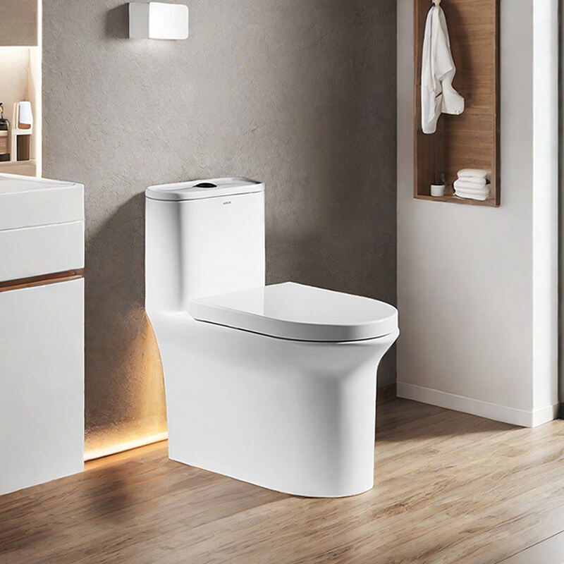 One-piece Toilet with Integrated Molding Process  U-shaped Pan Design AB1802H