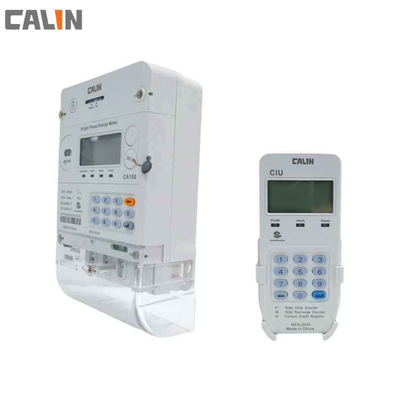 Prepaid Dual-source Single-phase Keypad Smart Meter with Split-type Design