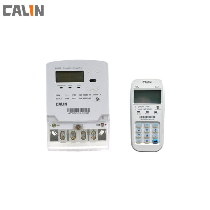 Single Phase Electric Meter with Current Loop