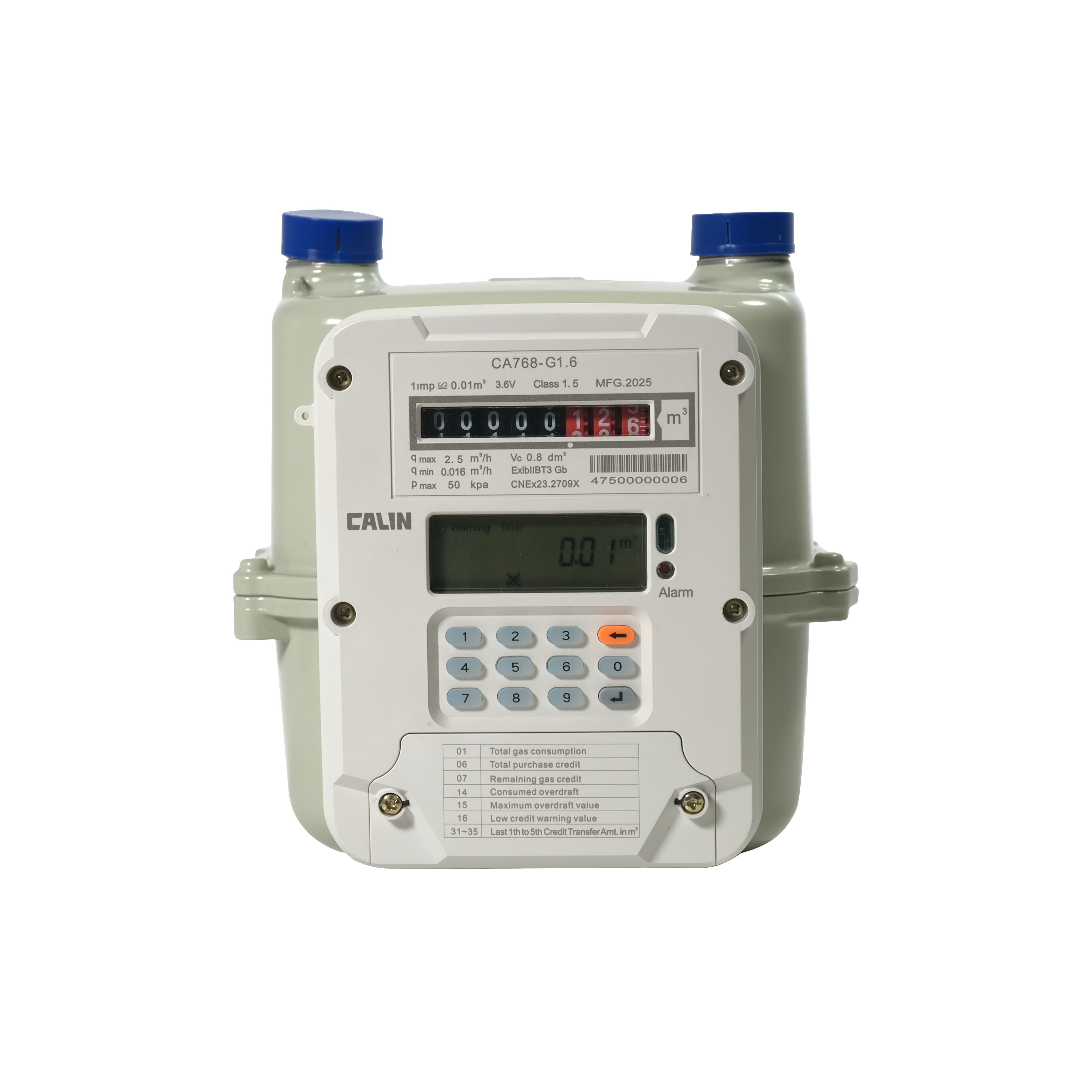 STS Keypad Prepaid Gas Meter