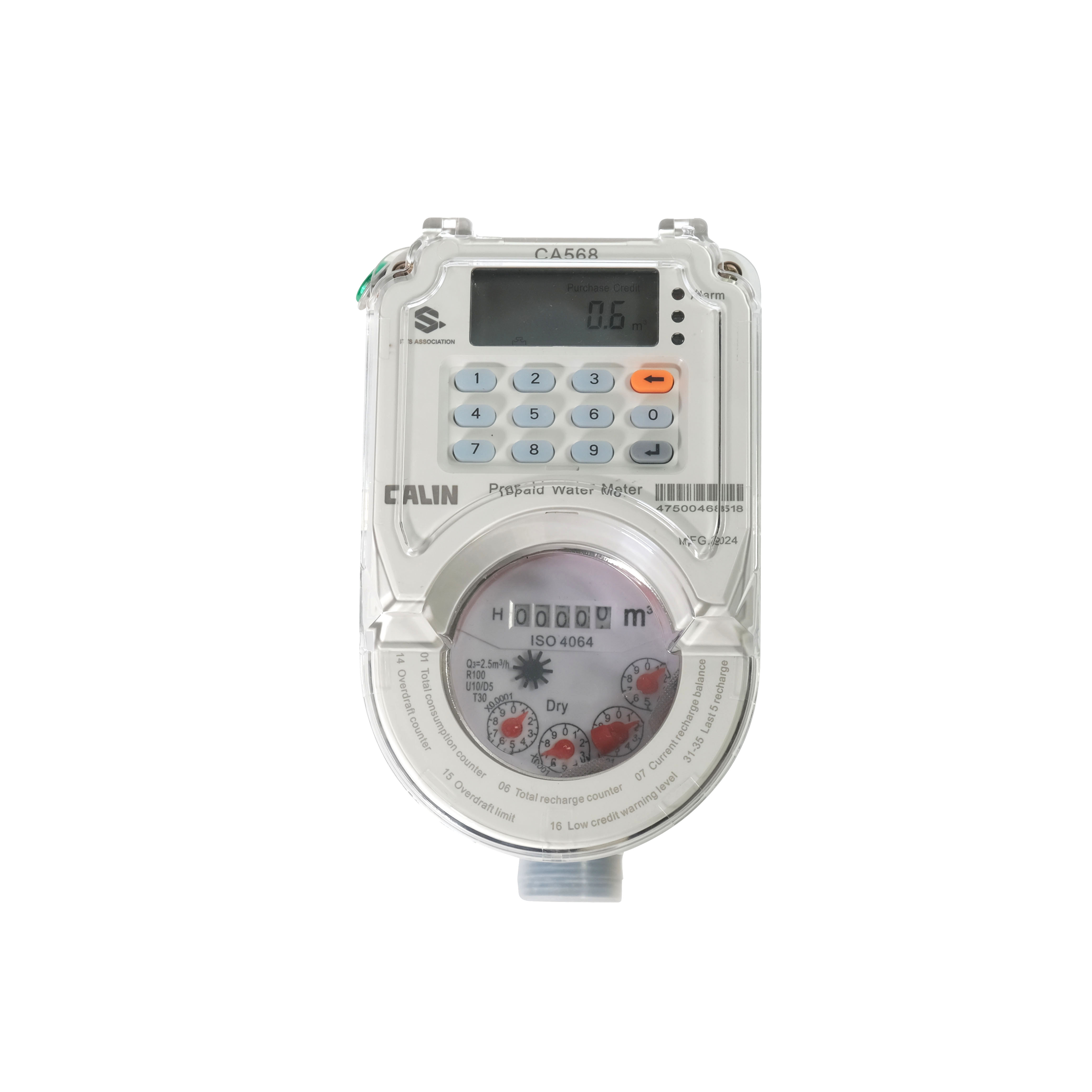 Multi-jet STS Keypad Prepaid Water Meter