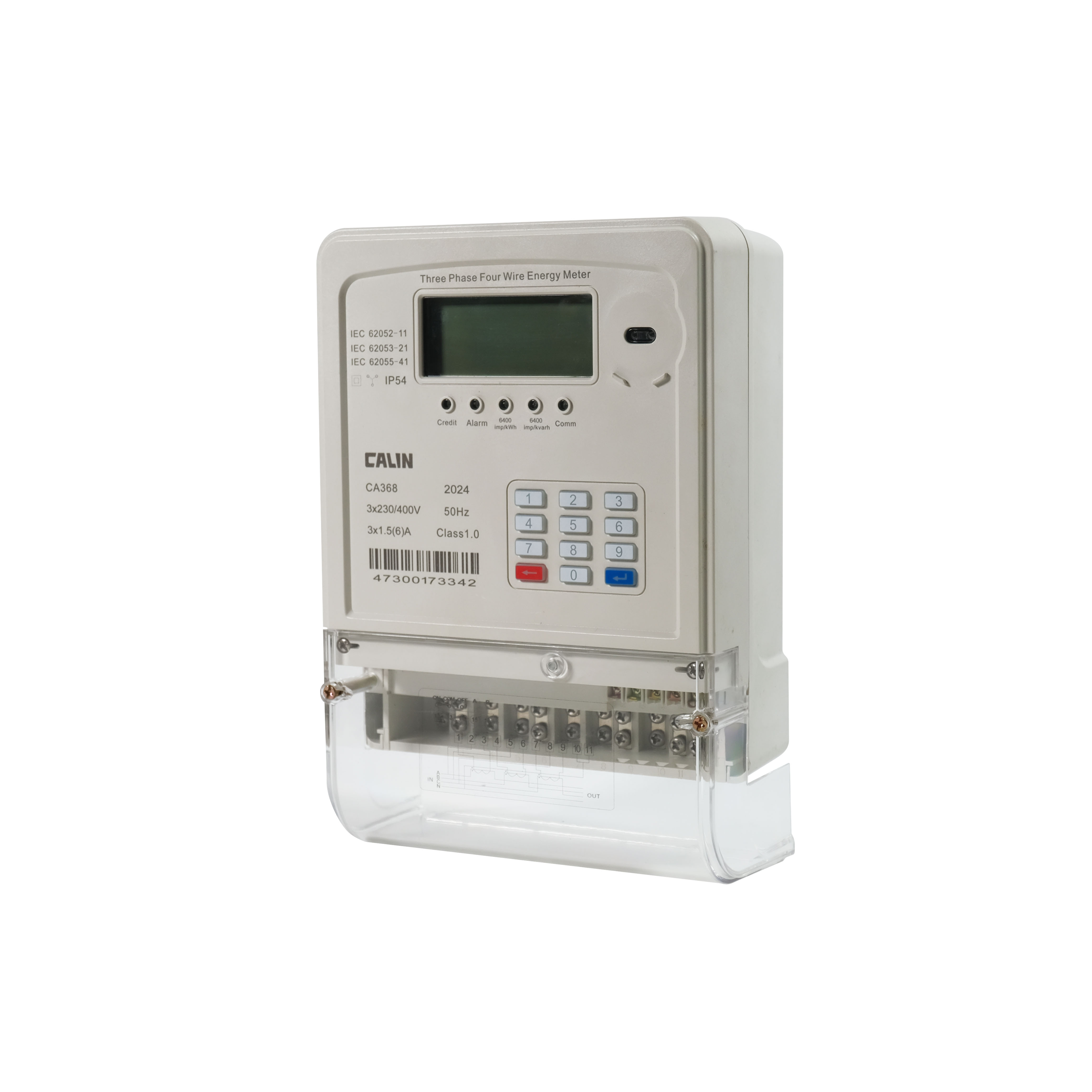 Versatile Three-Phase Electricity Meter for Diverse Applications