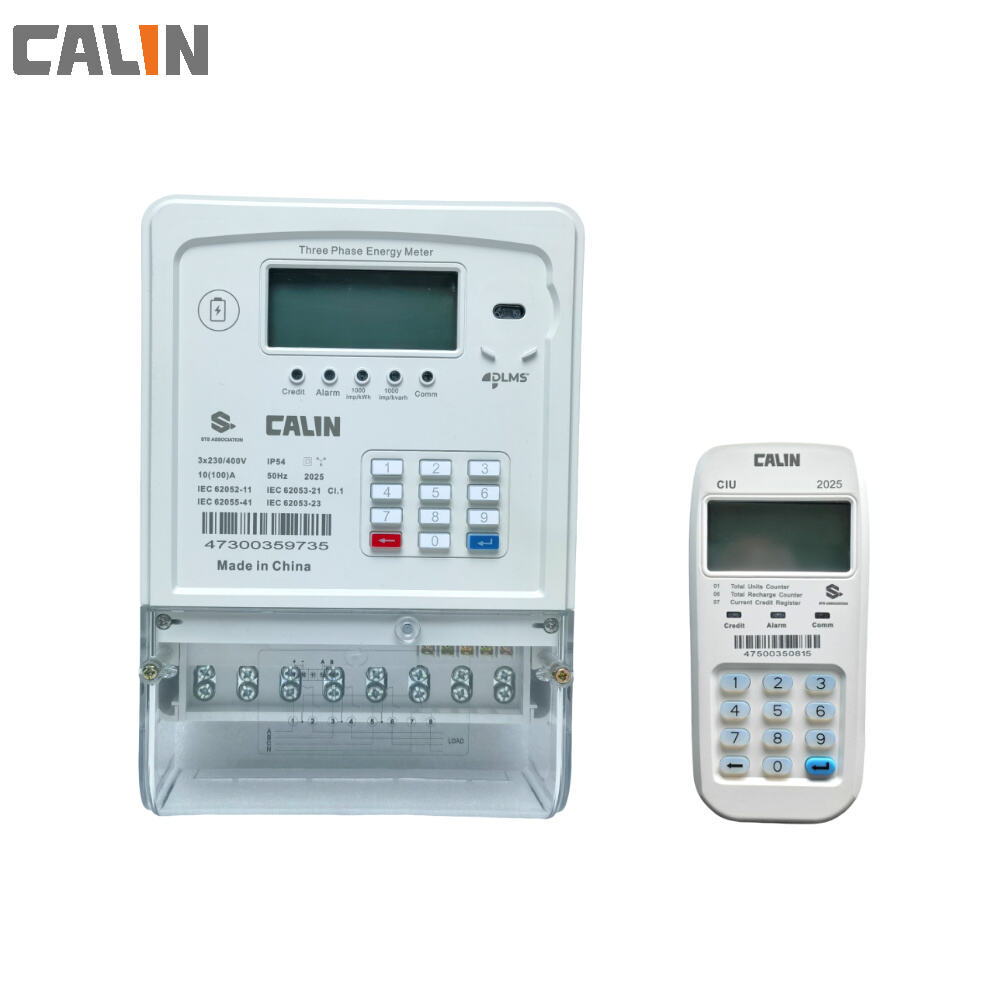 Split-type Three-phase Prepaid Smart Meter with Keypad (STS Compliant)