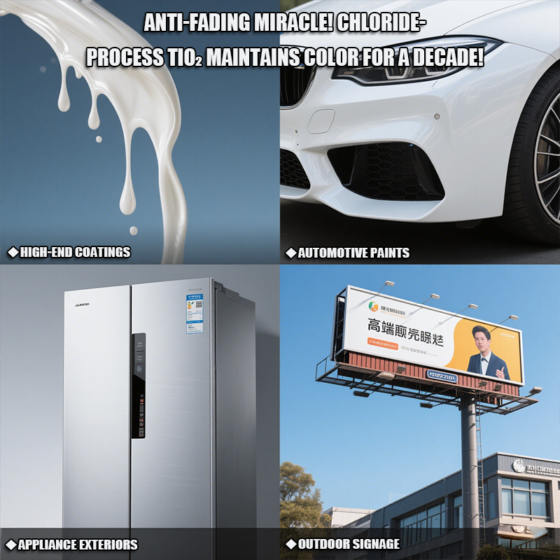Anti-Fading Miracle! Chloride-Process TiO₂ Maintains Color for a Decade!