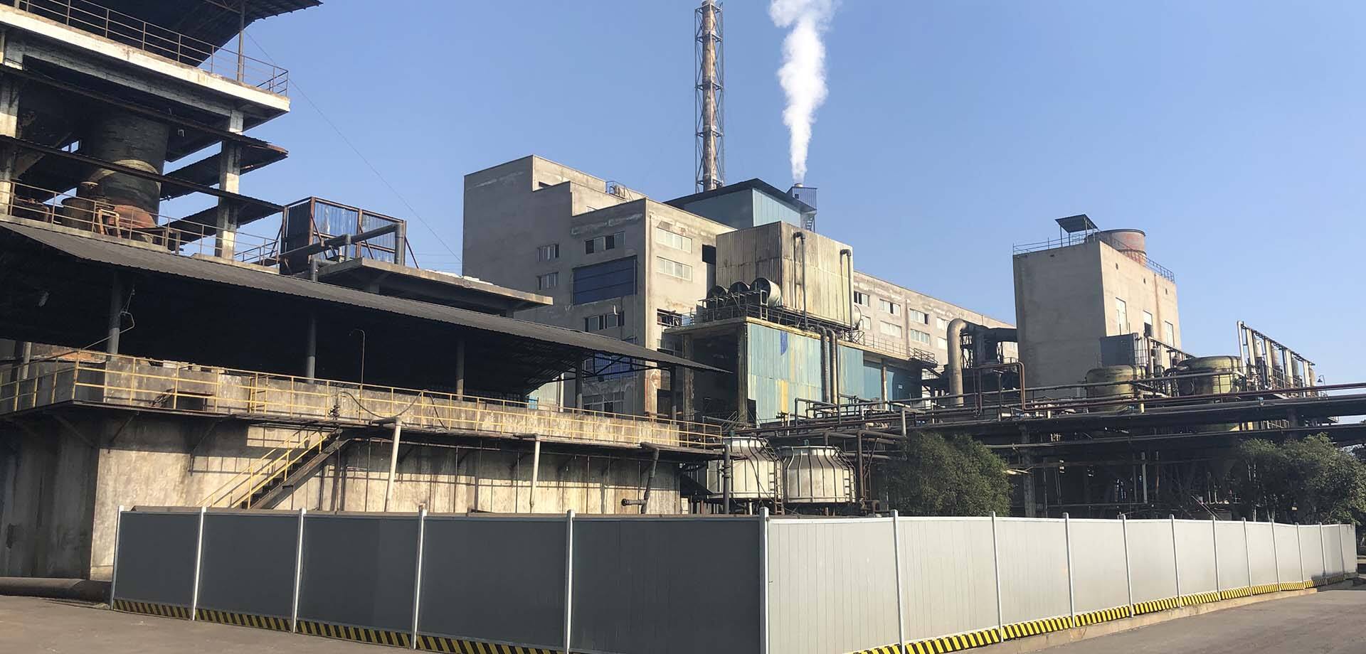 Plant of barium sulfate