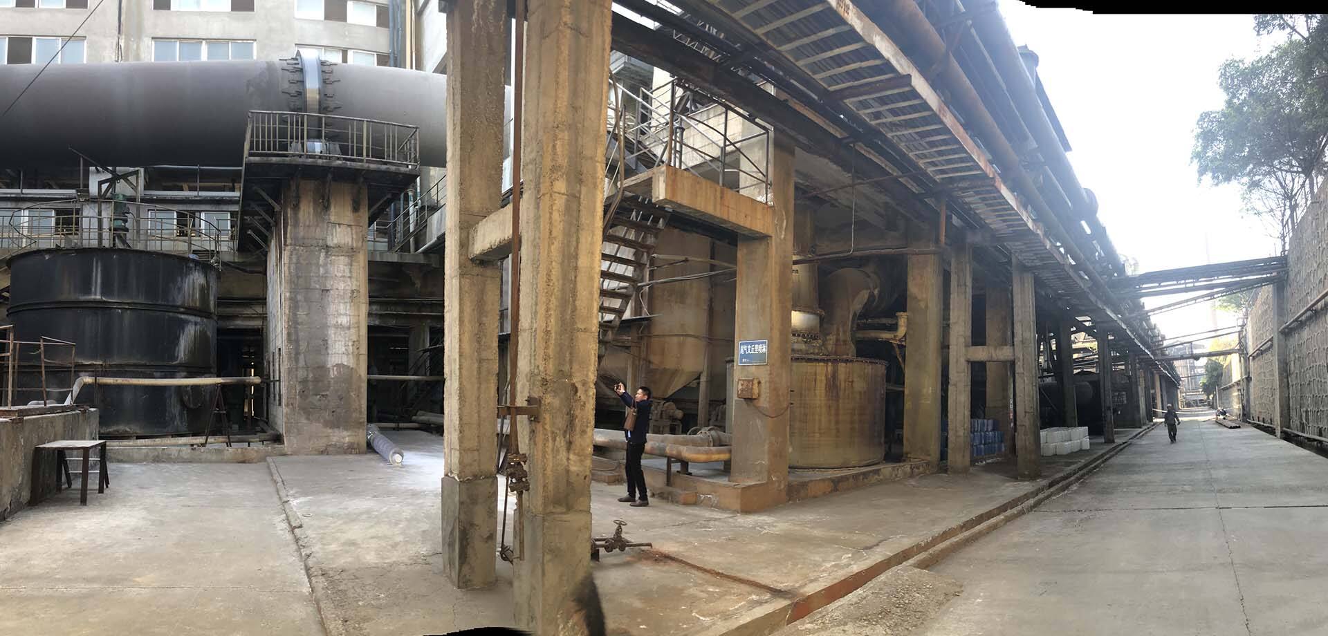 Plant of barium sulfate