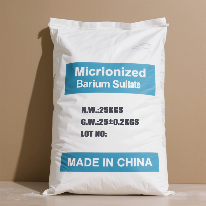 Micronized barium sulfate