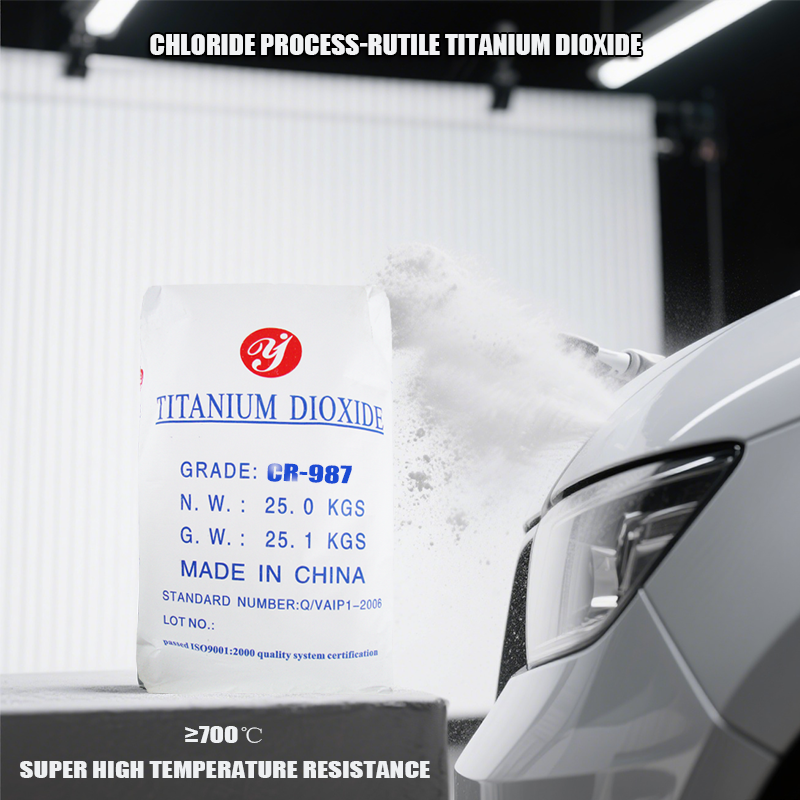 Chloride process rutile titanium dioxide CR-987 use in coating with super high weather-resistance requirements