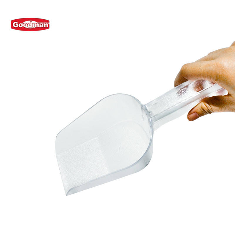 6 oz. Flat Bottom Plastic Ice Scoop , Polycarbonate, Clear, BA3031