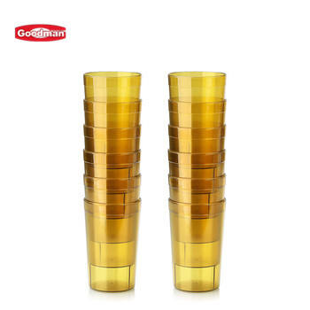 5 oz. Reusable Pestaurant Tumbler Cup for kids, SAN Plastic, Amber, DR3001AM