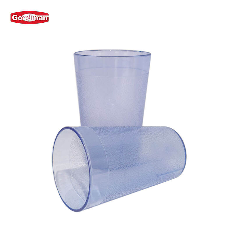 16 oz. Pebbled Tumbler Restaurant Cup, SAN Plastic, Blå, DR3005BU