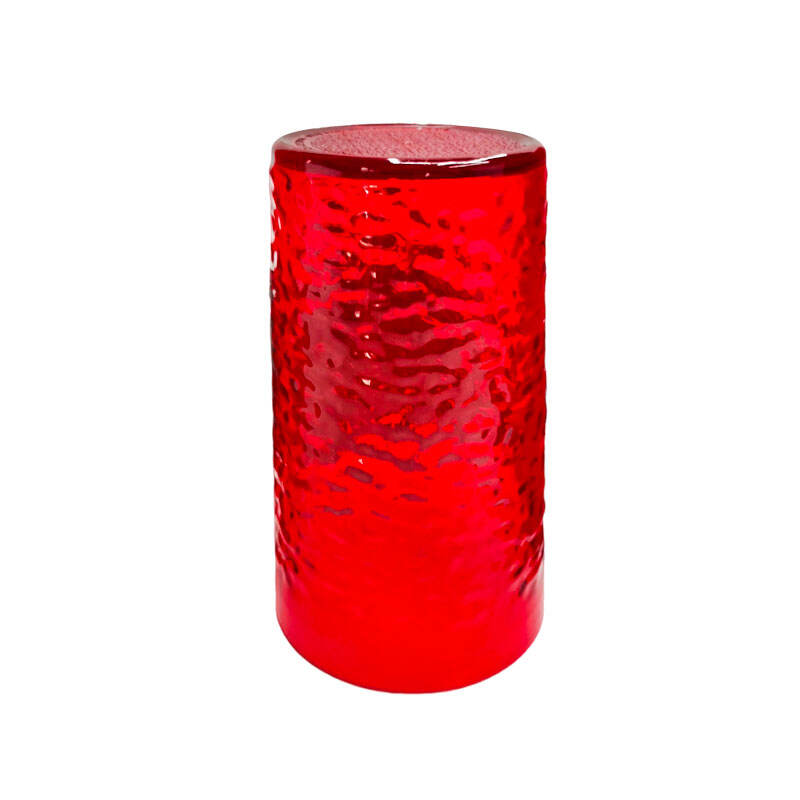 12 oz. Pebbled Tumbler Restaurant Cup, SAN Plastic, Red, DR3081