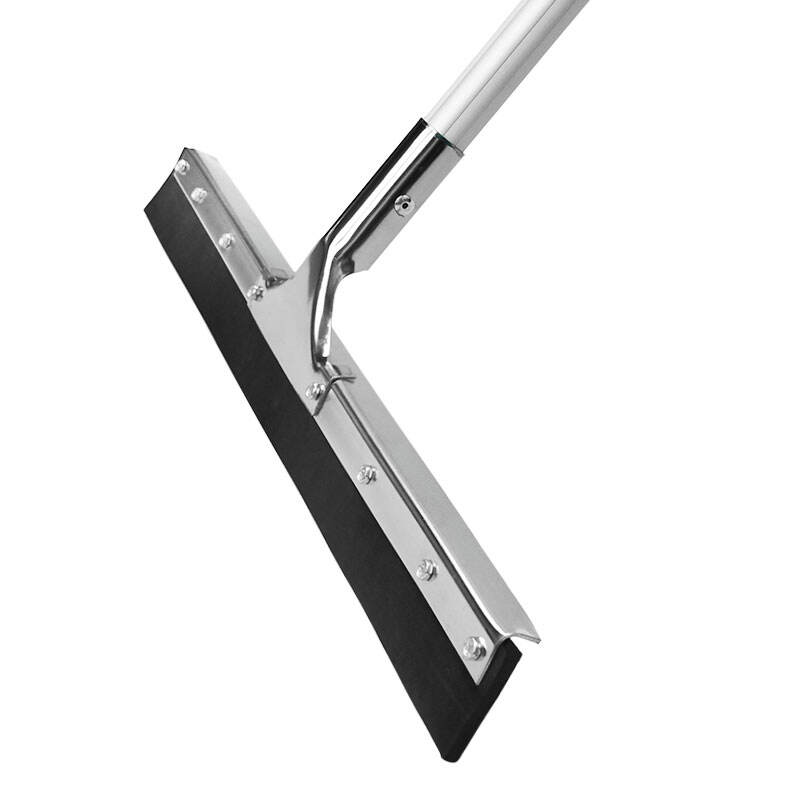22" Steel Curved Sponge Squeegee with 53" Long Handle, JA3160