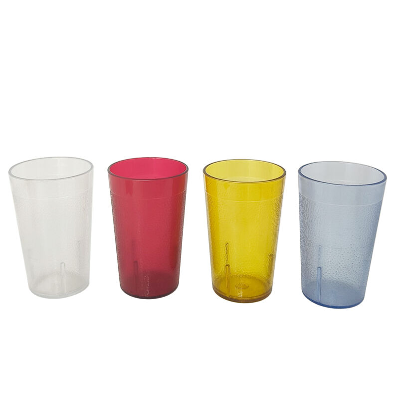 5 oz. Pebbled Tumbler Restaurant Cup, SAN Plastic, Clear, , DR3001CL