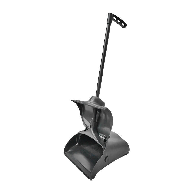 14 soft bristled angled broom with 45 handle plastic  iron black ja3057-17