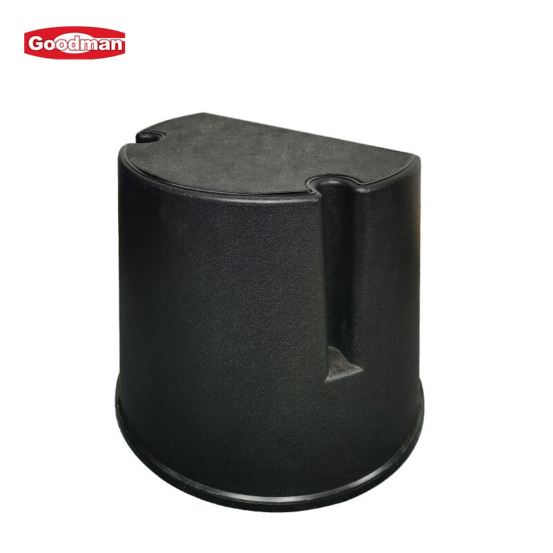 Two-Step Rolling Plastic Step Stool,  Polypropylene, Black, JA3100