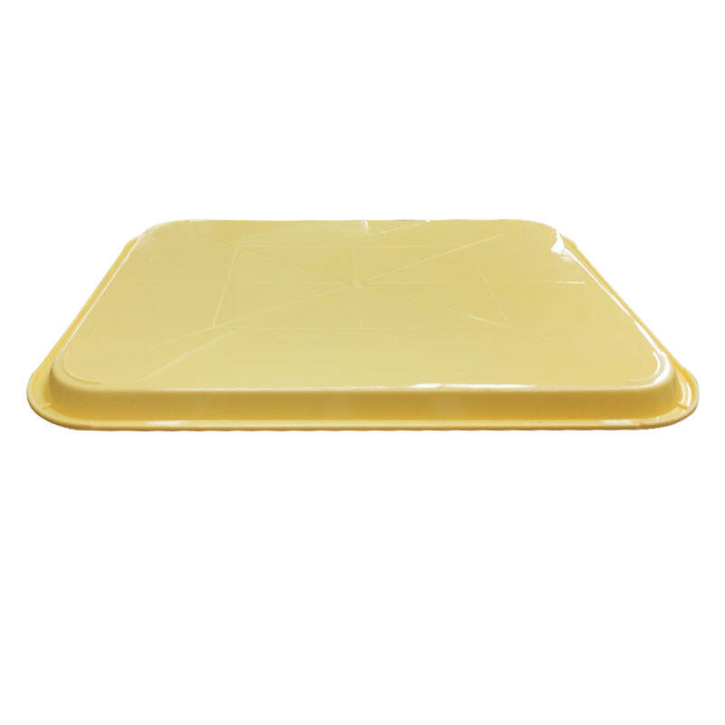 12" x 16" x 3/4” Restaurant Fast Food Tray, Polypropylene, Yellow, SE3002YE