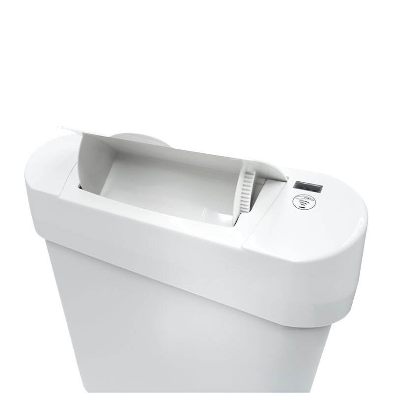 5 Gallon Sensor Female Hygiene Bin, Polypropylene, White, JA3150