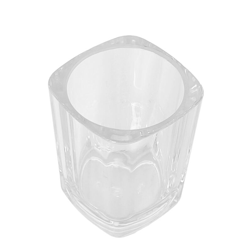 2 oz. Plastic Square Shot Glass, Polycarbonate, Clear, DR3038