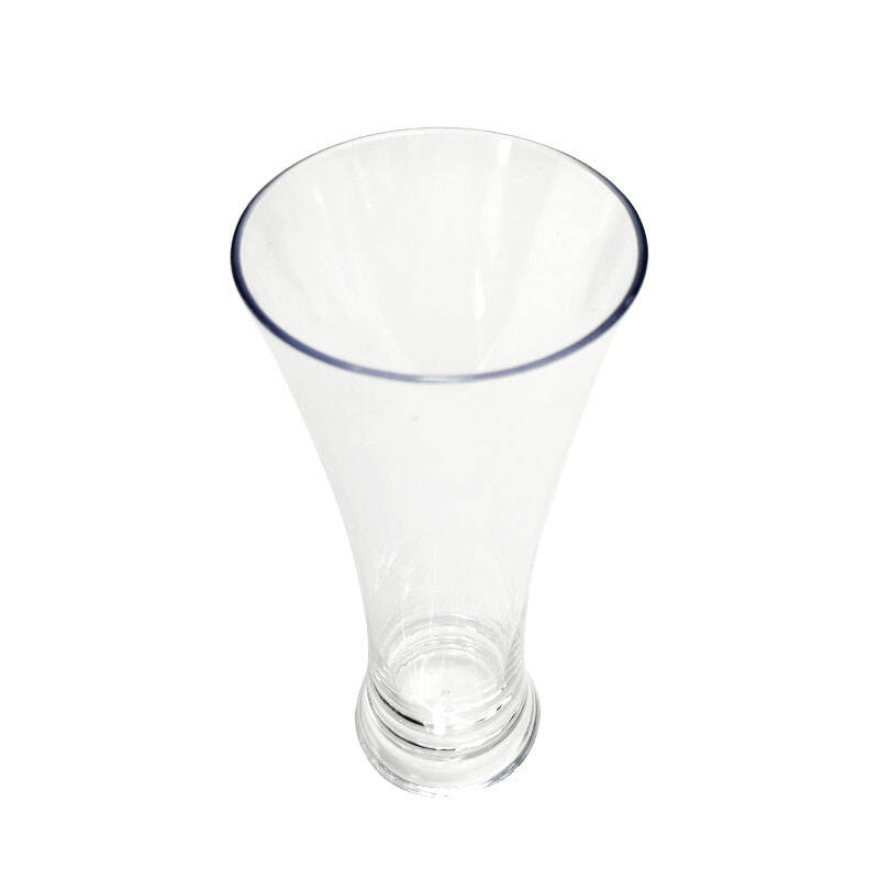 11 oz. Plast Flared Pilsner Glas, SAN Plastic, Clear, DR3045