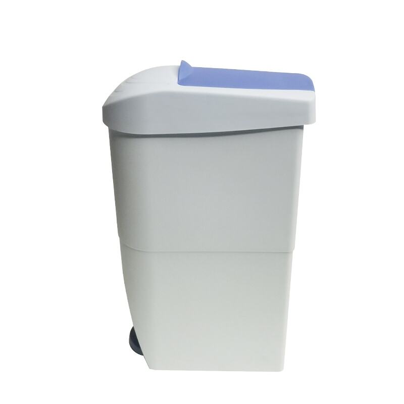 5 Gallon Slim Foot-pedal Female Hygiene Bin, Polypropylene, White, JA3029