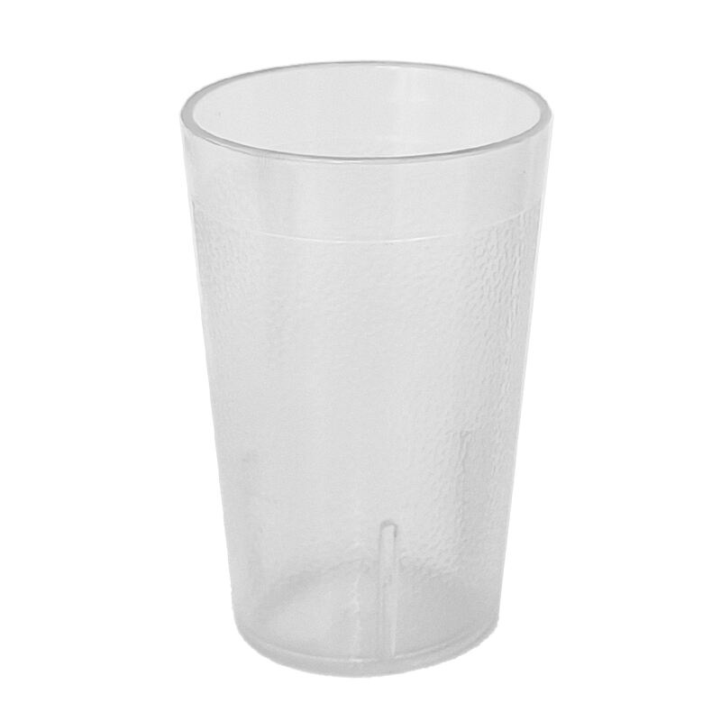 5 oz. Pebbled Tumbler Restaurant Cup, SAN Plastic, Clear, , DR3001CL