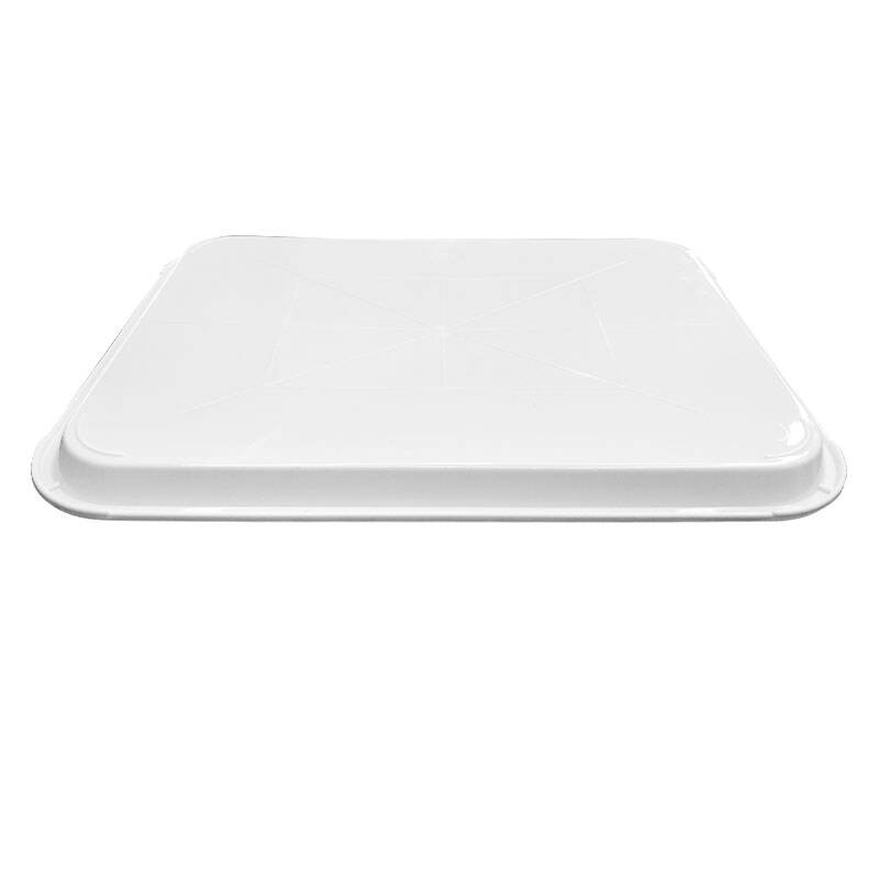 12" x 16" x 3/4” Restaurant Fast Food Tray, Polypropylene, White, SE3002WH