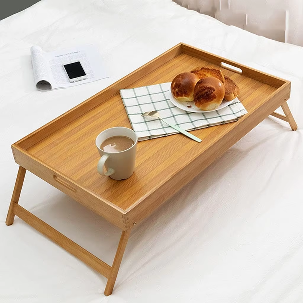 Bamboo Serving Tray: Elevate Dining Experience with Elegance
