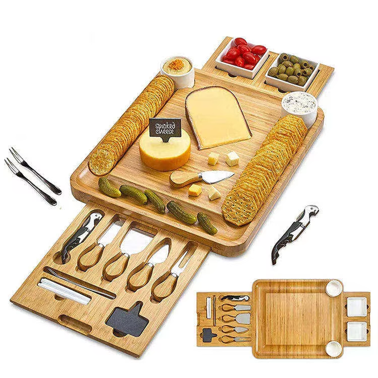 What Features Make Bamboo Cheese Board Perfect for Food Presentation?
