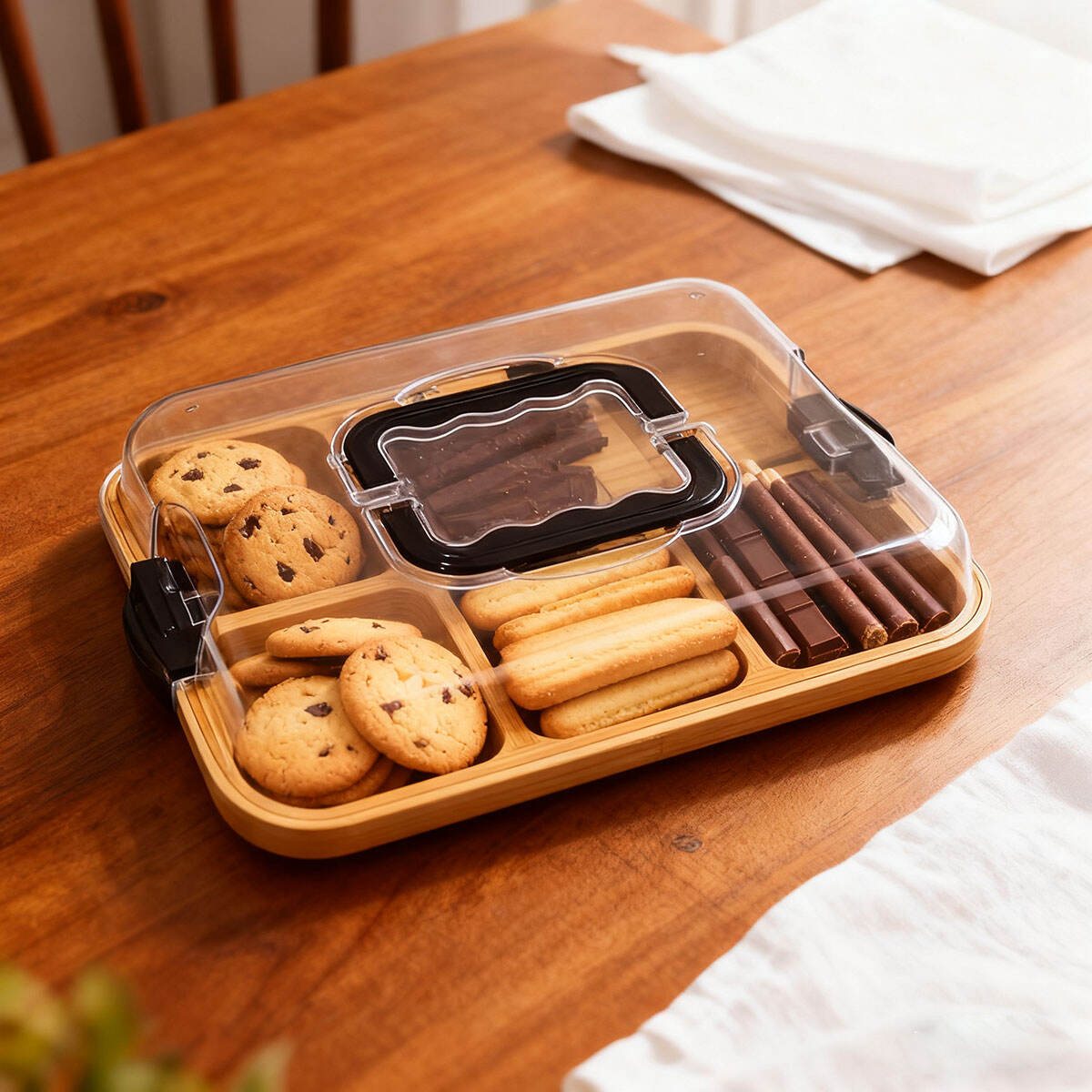 Was zeichnet ein Bambus-Charcuterie-Brett aus?