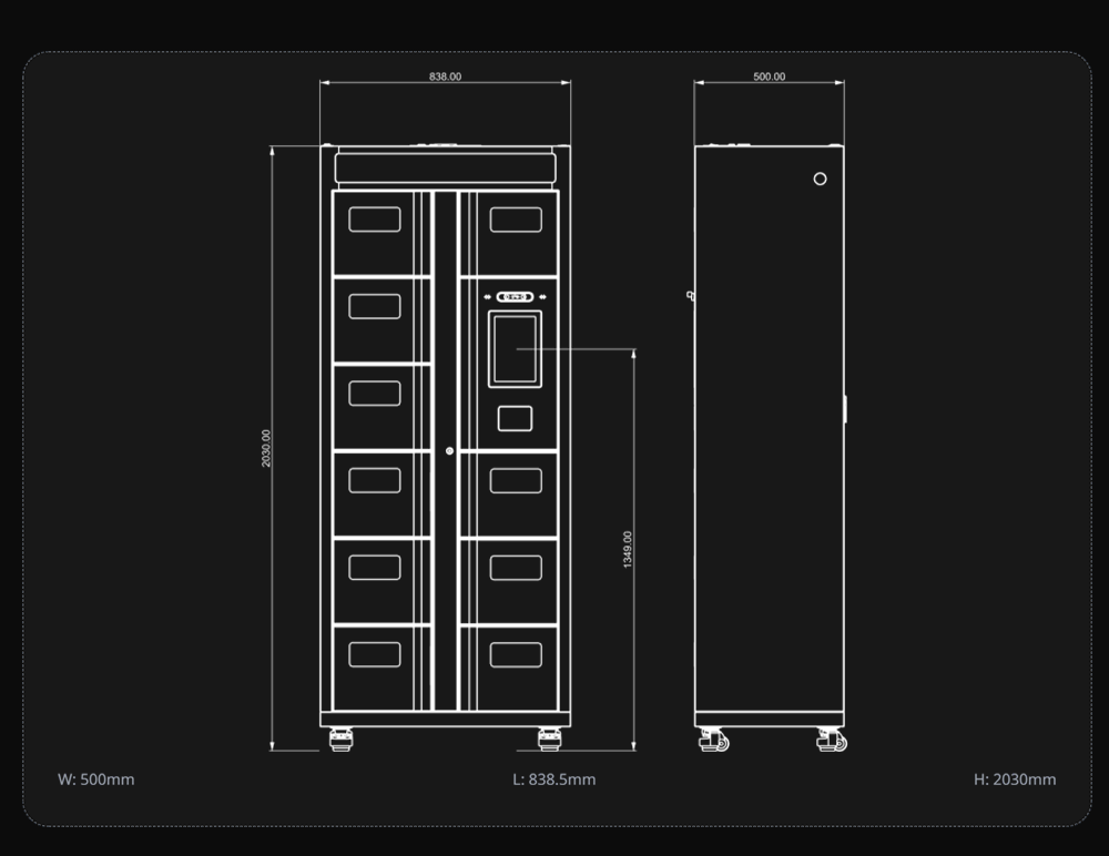 Smart storage locker | smart locker system - OMNI Locker
