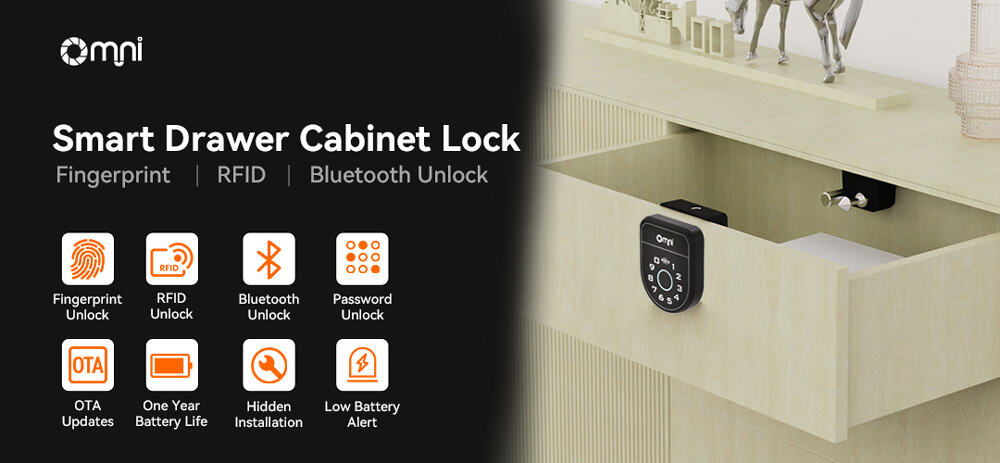 RFID APP Controlled Smart Cabinet Lock | OMNI