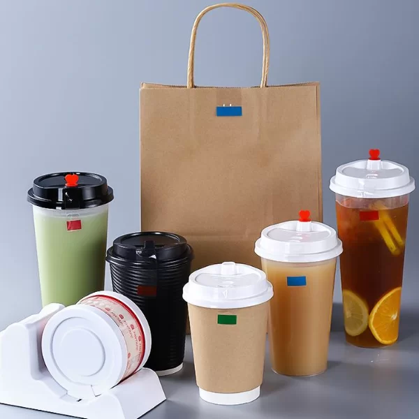 Cinta fácil de pelar y pegar para envases alimenticios