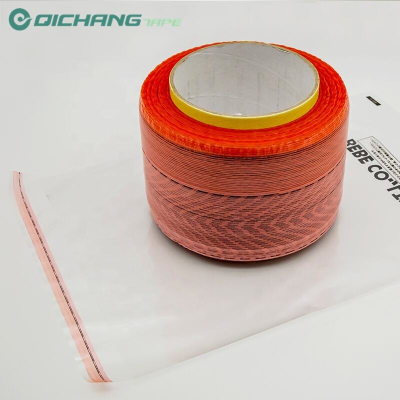 Cinta permanente para sellado de bolsas de papel glassine